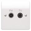 TV COAXCIAL OUTLETS 1 & 2 GANG