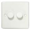 1 & 2  gang dimmer 500W for incandescent lamps load